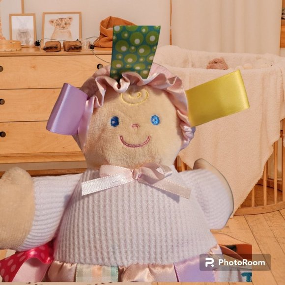 TaGgies Doll By Mary Meyer Signature Collection 8.5" With 10 Tags Pink EUC - Picture 4 of 4